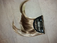 Alileader-flequillo suave y ligero, extensiones de cabello sintético, estilo de cabello, flequillo falso, más duradero