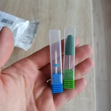 ASWEINA-pulidor de uñas Universal de carburo de silicona y Goma, cabezal grande, 7 colores, 3/32 , dispositivo eléctrico para manicura, accesorios para uñas