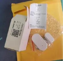 Tuya Zigbee-Sensor de ventana de puerta de garaje magnético, sistema de alarma, Detector de apertura/cierre