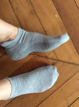 Calcetines de Yoga para mujer, calcetines de Yoga para fitness, Pilates, antideslizantes, de baile, transpirables, de algodón, toalla, parte inferior, envío directo