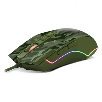 

RATON SPIRIT OF GAMER ELITE-M50 ARMY EDITION - 500-4000DPI - 8 BUTTONS-LED LIGHTING RGB-USB CORD 1.9M