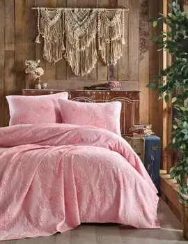 

Jacquard Consept Bed Cover Set Hittite Powder Ep-018254