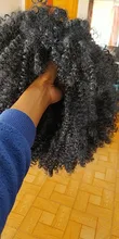 Pelucas Afro rizadas de pelo corto con flequillo para mujeres negras, cabello sintético africano sin pegamento, Cosplay, Lizzy de alta temperatura