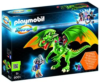 

Kingsland playmobil-dragon with Alex Super 4 series characters, multi-colored, 43,5x12x32,5 cm 9001
