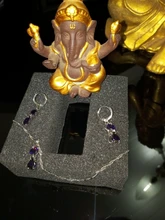 Conjunto de joyas de plata de ley 925 con Zirconia cúbica, collar con colgante de gato y gatito, con pendientes de palanca