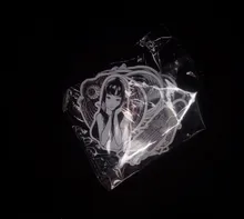 Pegatina de cómic de Horror para monopatín, adhesivo impermeable de Anime japonés Tomie, para equipaje y portátil, color blanco y negro, 10/21/49/50/56 Uds.