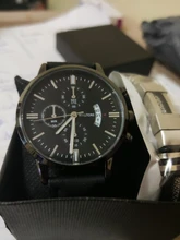 Reloj de pulsera de moda reloj de pulsera deportivo carcasa de aleación de banda de cuero reloj de cuarzo de negocios reloj de pulsera reloj de calendario regalo