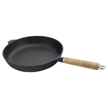 

Frying Pan 27 cm cast iron with wooden handle 2505/27 (pans)