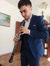 MORESKY-Oboe Clave C profesional, semiautomático, con detalles en cuproníquel, niquelado, S01