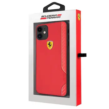 

Case cover iPhone 11 Ferrari license Red