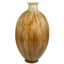 Стеклянная ваза из переработанного стекла(29x29x52 см)-коллекция из чистого хрусталя BigBuy Home