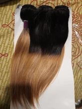 Mogul Hair-extensiones de cabello humano Remy, 3 mechones con cierre, 200g/juego, ombré, rubio miel, negro, ondulado, 12-22 pulgadas