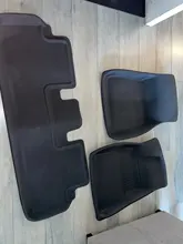 Alfombrilla antideslizante impermeable para coche Tesla modelo 3, accesorios de coche modificados de TPE XPE 3 unids/set de recubrimiento completo, almohadilla especial para pies