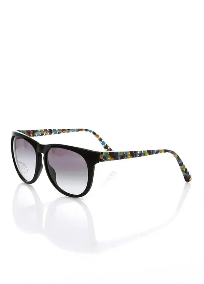 

Women's sunglasses a 1310 a011 bone black organic rectangle rectangular 59-15-140 alain mikli