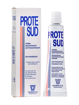 

Protesud cream deodorant, 40 ml moisturises, deodorizes and reduces excess sweating