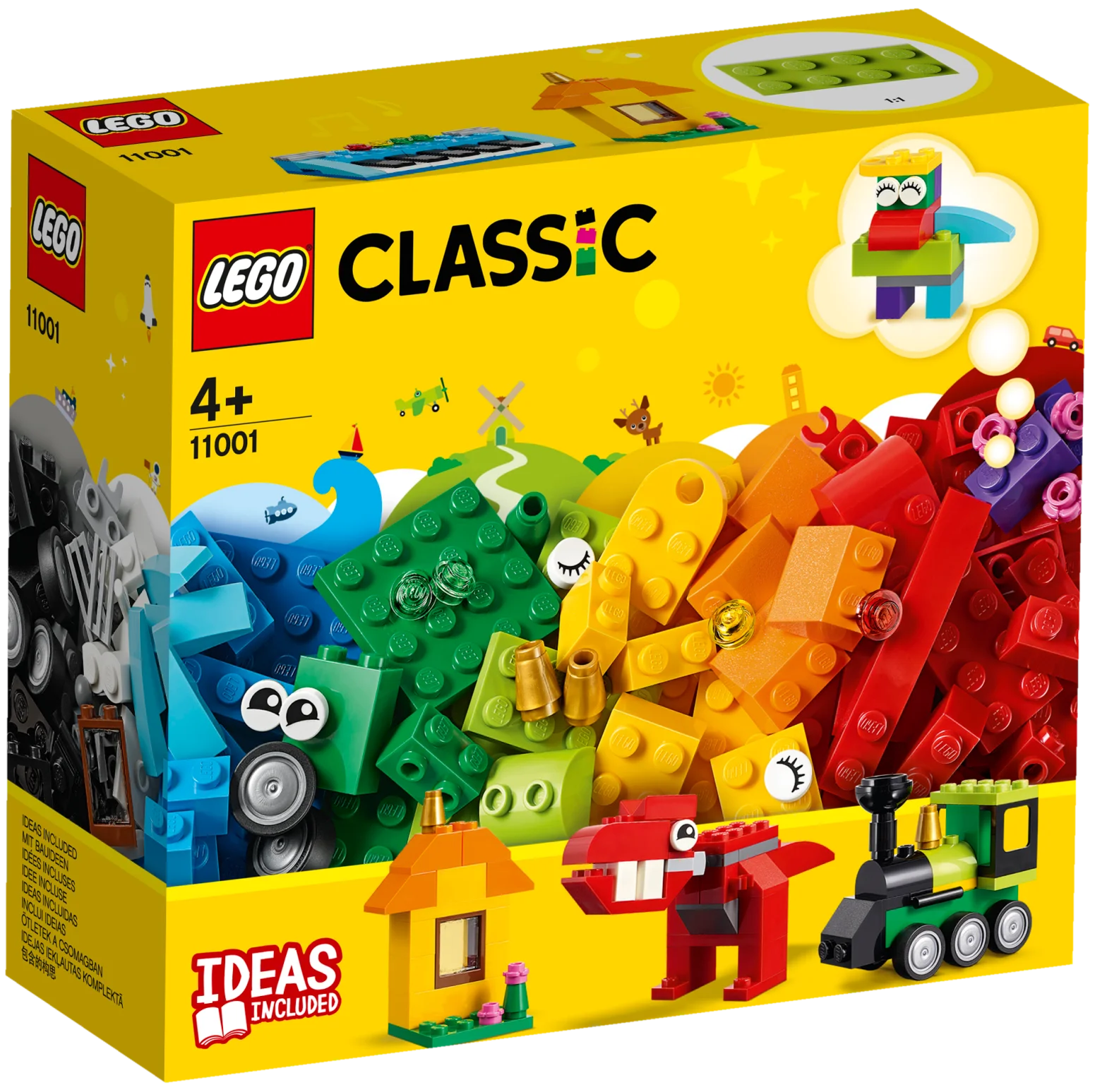 LE11001 LEGO CLASSIC Bricks And Ideas Toys For Boys And Girls, Figures + 3 Years, Blocks Pieces, Ori