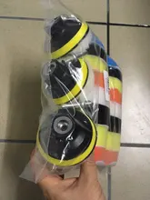 Esponja para pulir autos almohadillas de espuma búfer Kit de la máquina de pulido alfombrillas de cera para elimina arañazos