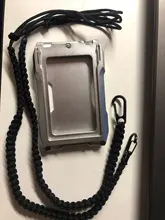 DIENQI-Tarjetero de Metal RFID para hombre, billetera minimalista con identificación de negocios, Tarjetero