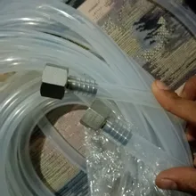 Manguera de silicona transparente de grado alimenticio, manguera de tubo blando de 2mm, 4mm, 6mm, 8mm, 10mm, 12mm, 1/3/5 metros