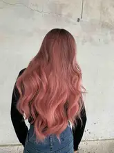 Pink Cosplay Wigs Dark-Root Wavy Colorful-Fiber Black White High-Temperature Synthetic-Long