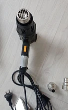 DEKO 220 V pistola de calor 2000 W temperatura Variable avanzado eléctrica pistola de aire caliente con cuatro boquilla ACCESORIOS Herramienta