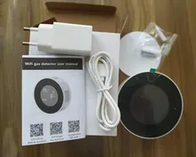 Sgooway-Detector de fugas de Gas Natural, Tuya, con WiFi, alarma de detección de Gas, Sensor de temperatura LCD para Smart Life