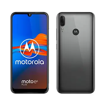 

Motorola Moto E6 Plus (6,1 "max vision screen, 13 MP dual camera, 32GB/2 GB, Android 9.0, Dual SIM) Gunmetal gray + case