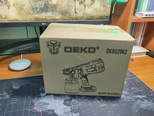 DEKO-PISTOLA DE PULVERIZACIÓN, pulverizador de pintura eléctrico de alta Casa de poder, 220V, 3 boquillas, fácil de rociar y limpiar, perfecto para principiantes