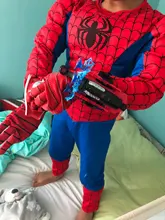 Nuevo Hombre Araña juguetes de plástico Cosplay guante de Spiderman juego de iniciador con la caja Original divertido juguetes para niños Año Nuevo cumpleaños Gi