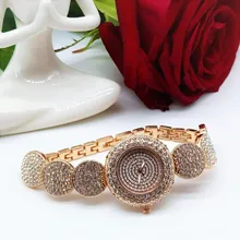 Reloj de moda con diamantes para mujer, pulsera femenina informal de marca de lujo, relojes de cristal