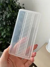 Caja de almacenamiento clara de 10/20/30 ranuras para broca de taladro eléctrico, soporte para limas rotativas, contenedor, accesorio herramienta de exhibición de uñas