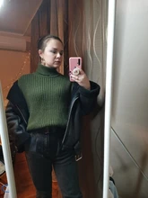 Tops Pullovers Neck-Sweater Turtle Cashmere Elegant Thick Korean Hirsionsan Warm New