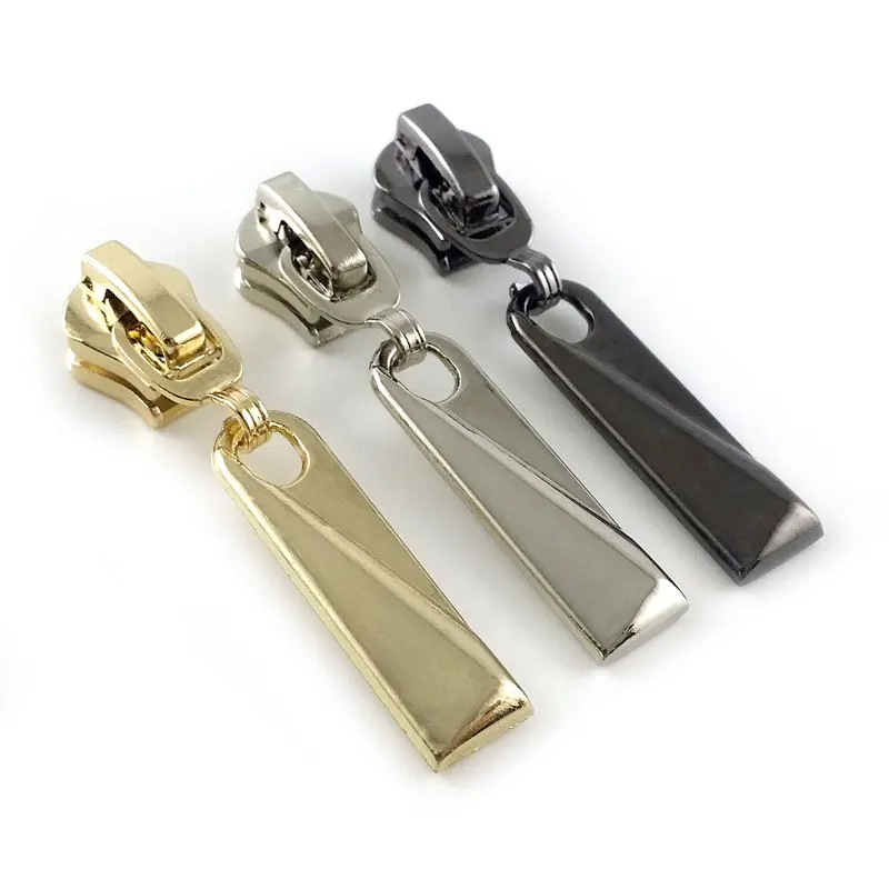 Detachable #5 Metal Auto Lock Zipper Head Pullers for Zipper Sliders Zippers Repair Kits Pull Tab DIY Sewing Accessories
