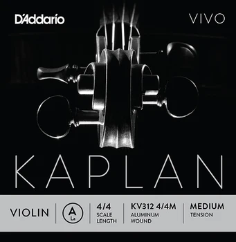 

Kv312-4/4M Kaplan Vivo separate string A/La violin 4/4, medium, D'Addario