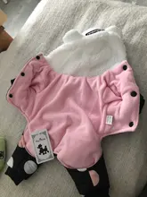 Dog Overalls Clothing Puppy Winter Coat Hoodie Pet-Dog Cotton Thicken Dot for Small Big-Polka-Dot