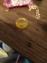 Si ME Ins estética de resina transparente de cristal acrílico coreano geométrico Irregular plaza de anillos para las mujeres joyería de moda