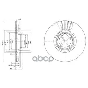 Тормозной Диск Bg3365 Delphi арт. BG3365