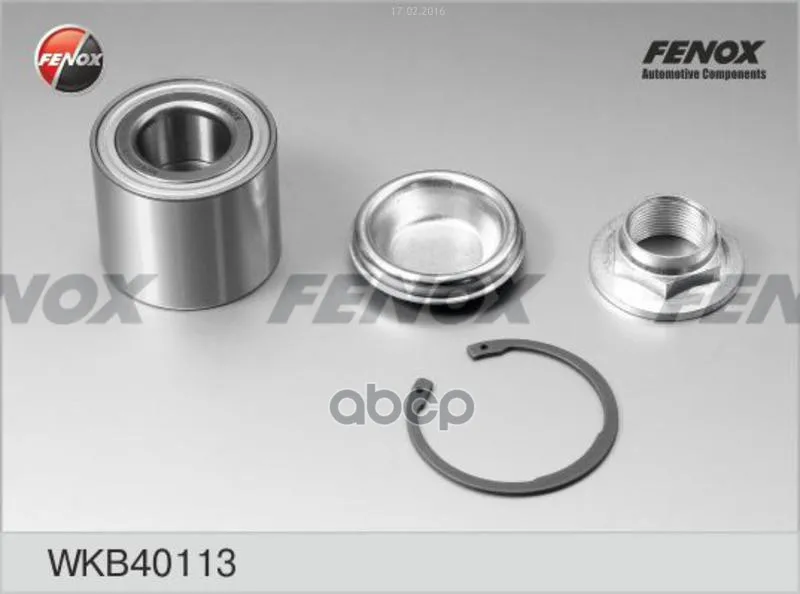 Подшипник Ступ.Citroen Berlingo/C4/Ds4/Peugeot Partner/308 04- Зад. Fenox Wkb40113 FENOX арт. WKB40113