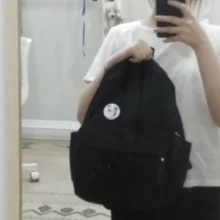 HOCODO-mochila escolar antirrobo para mujer, bolso de hombro para ordenador portátil de Color sólido para chicas adolescentes