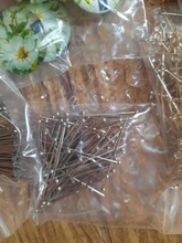 No se destiñe 100 unids/lote 20-70mm 316 pernos de bola de acero inoxidable hallazgos cabeza de bola pines para la fabricación de joyería DIY suministros Accesorios