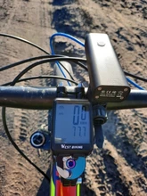Bike Speedometer Bicycle Computer West Biking Cycling Backlight Waterproof Wireless-Stopwatch