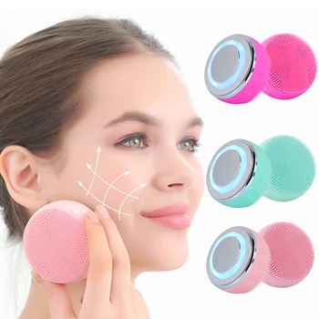 

Electric Waterproof Silicone Facial Cleansing Brush Face Cleaning Machine Deep Skin Cleansing Massage Brush Face Cleaner
