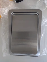 Can Balance-Swing Trash-Bin Kitchen-Counter-Top Garbage Stainless-Steel Flap-Lid-Cover