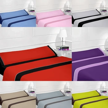 

Juego de sheets smooth full in various Colour (pink, beige, blue, Red, SkyBlue, gray, purplish, green) 90 bed, 105, 135, 150