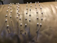 Choker Necklace Chain-Accessories Jewellery Pearl Pendant Gifts Wedding Korean-Fashion