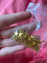 WYSIWYG-colgante de estrella pequeña para fabricación de joyas, 40 Uds., 11x8mm, 3 colores