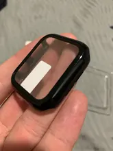 URVOI-funda completa para Apple Watch series 6 SE 5 4 3 2, carcasa de Marco duro de plástico mate para iWatch, protector de pantalla