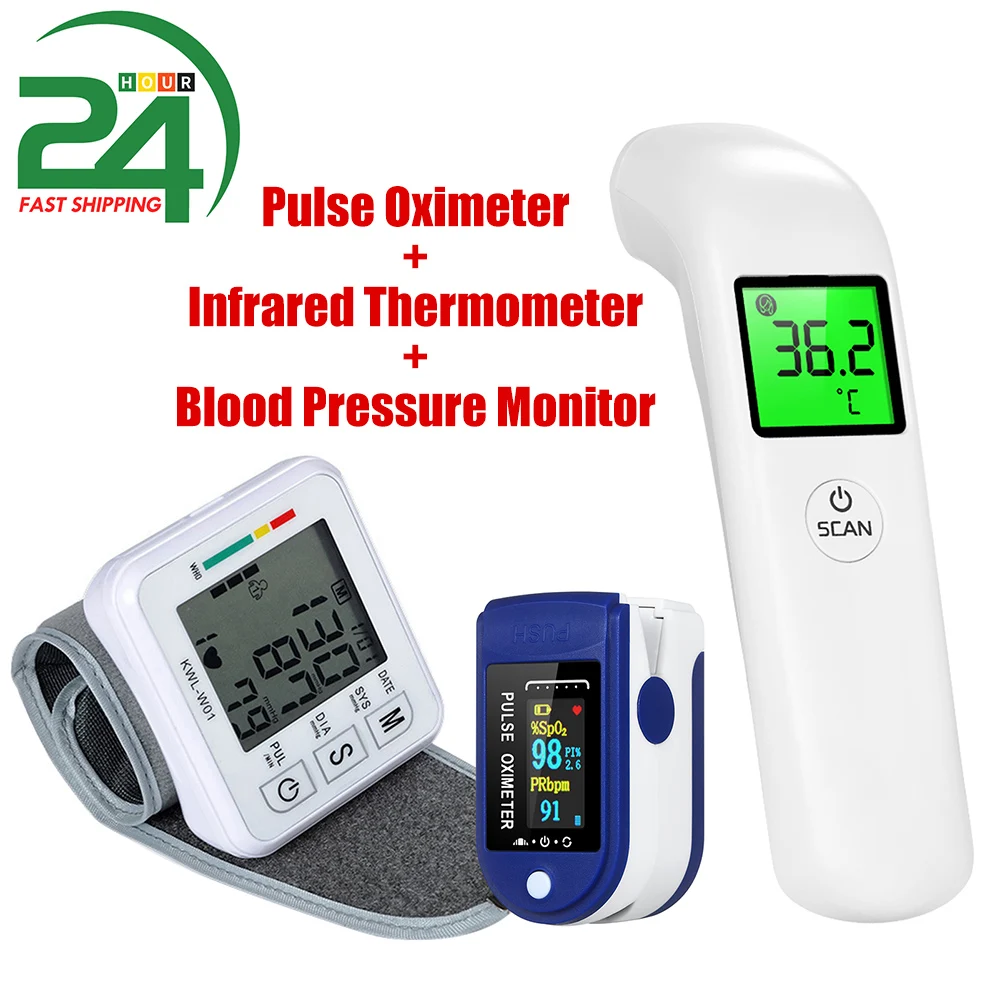 oximetro Tonómetro de oxígeno en sangre, Monitor de presión arterial, oxímetro de pulso, oxímetro Digital para dedo, medidor de saturación de oxígeno