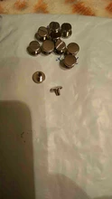 Rivets Wallet-Fasteners Studs Screws Belt Binding Nails Menu Metal Chicago 10pcs 
