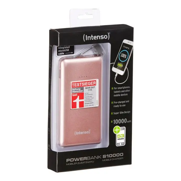 Power Bank INTENSO 7332533 10000 mAh розовый